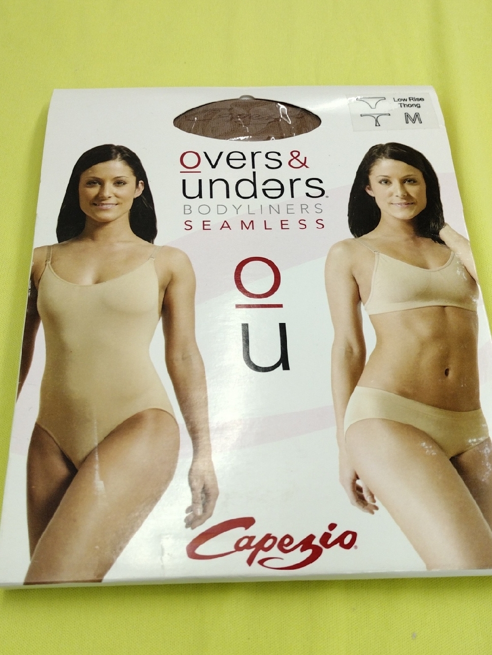 Capezio Women's Seamless Thong.  Color Mok. 1 Pair. Size M.